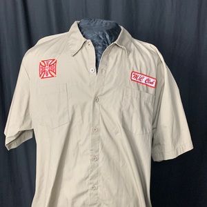 XXL Jesse James embroidered West Coast Choppers work wear shirt